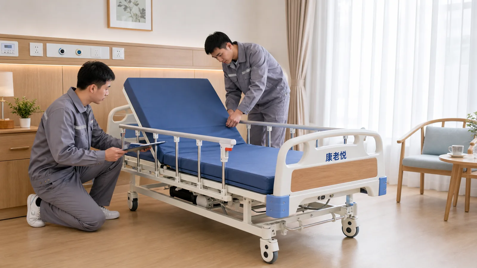 康老悦护理床售后安装与服务承诺